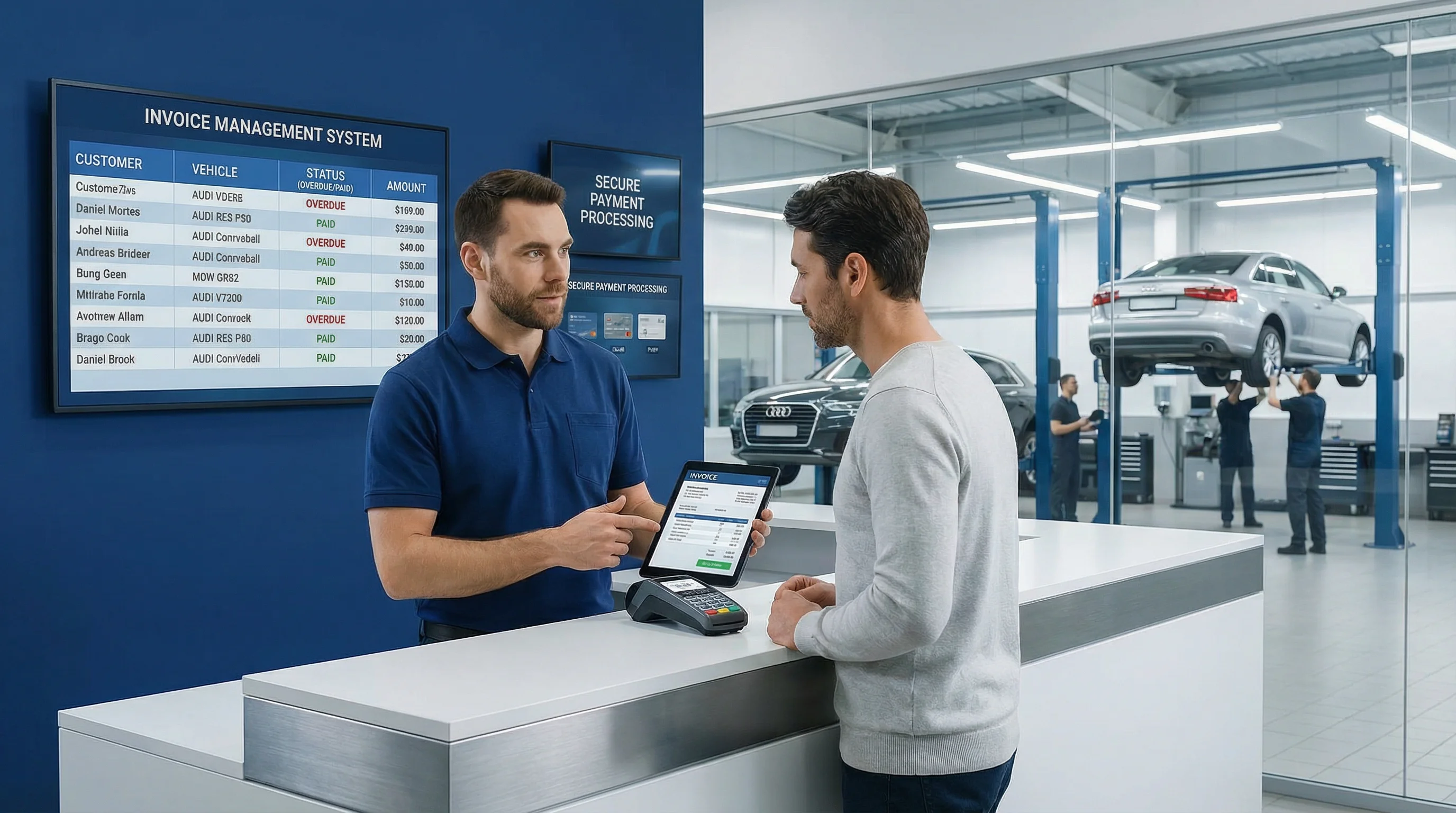 Forderungsinkasso für Kfz-Werkstätten